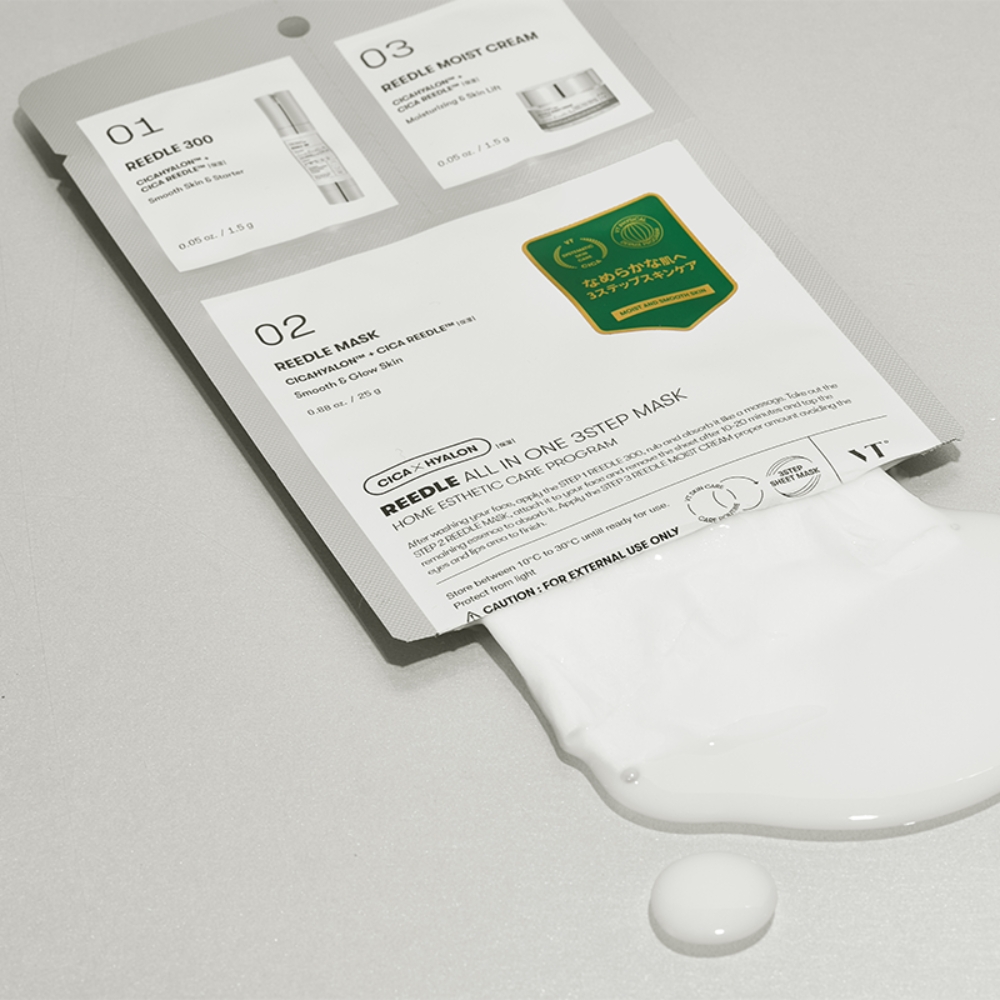 VT Cosmetics Reedle All-In-One 3 Step Mask (1.5G+1.5G+25G)