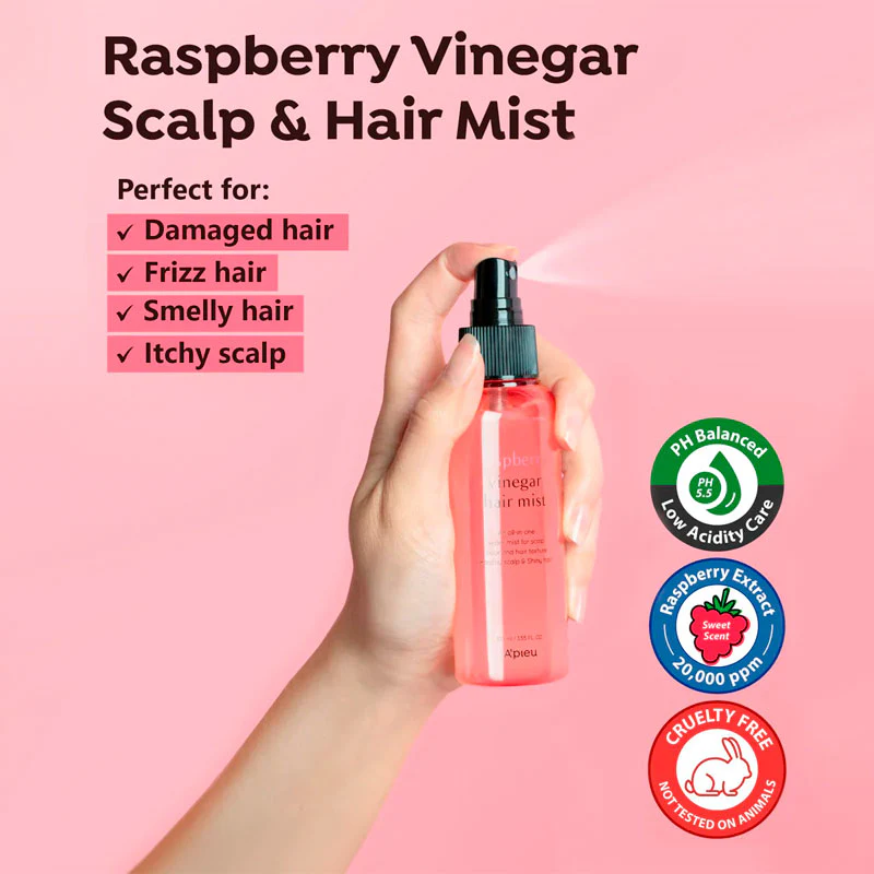 A'pieu Raspberry Vinegar Hair Mist 105ml